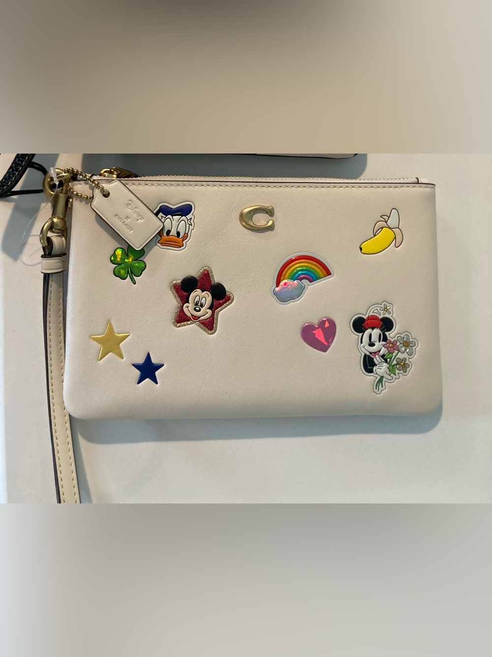 Disney X Coach Sticker Print Wristlet